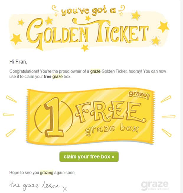 graze email example