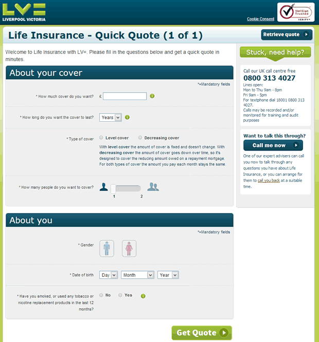 Liverpool Victoria life insurance