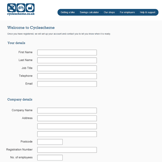 Cycle Scheme form redesign