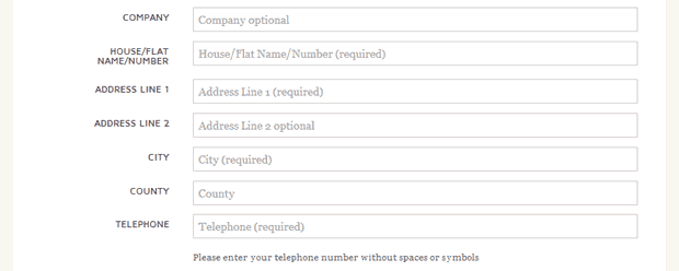 Confusing checkout form