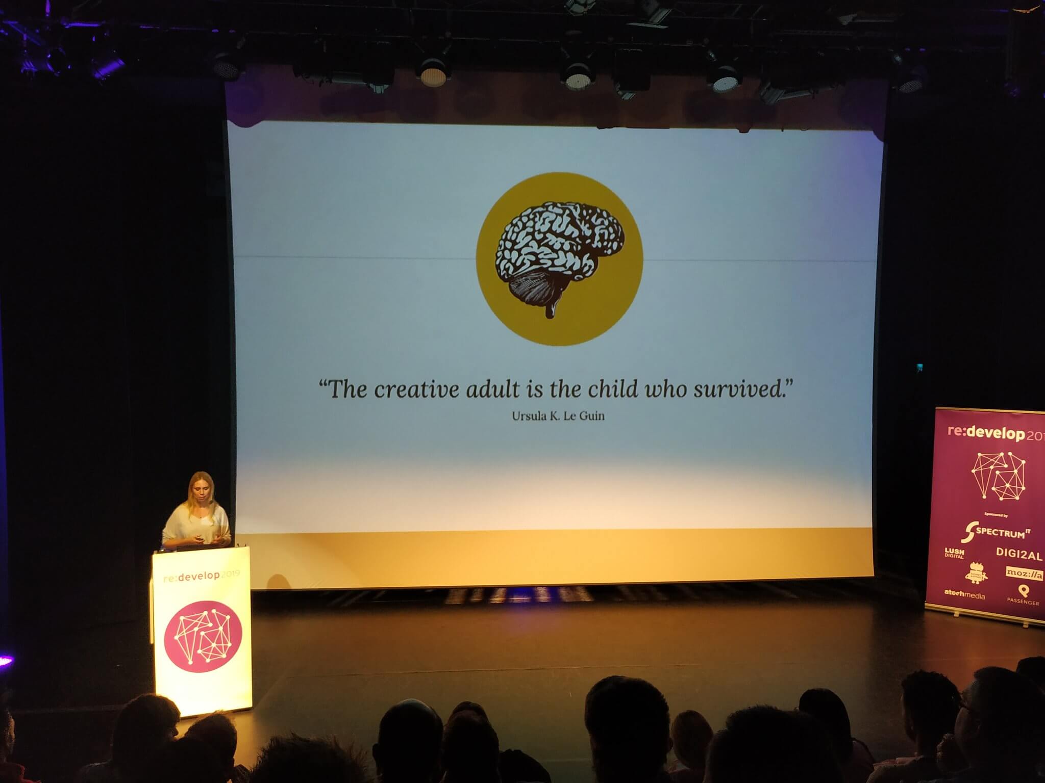 Laura speaking at Re:develop